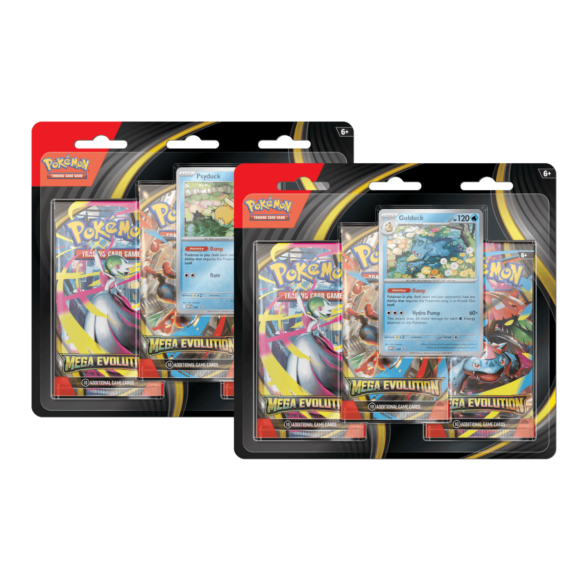 Pokémon - Mega Evolution - 3BB Blister Combi - Psyduck +  Golduck