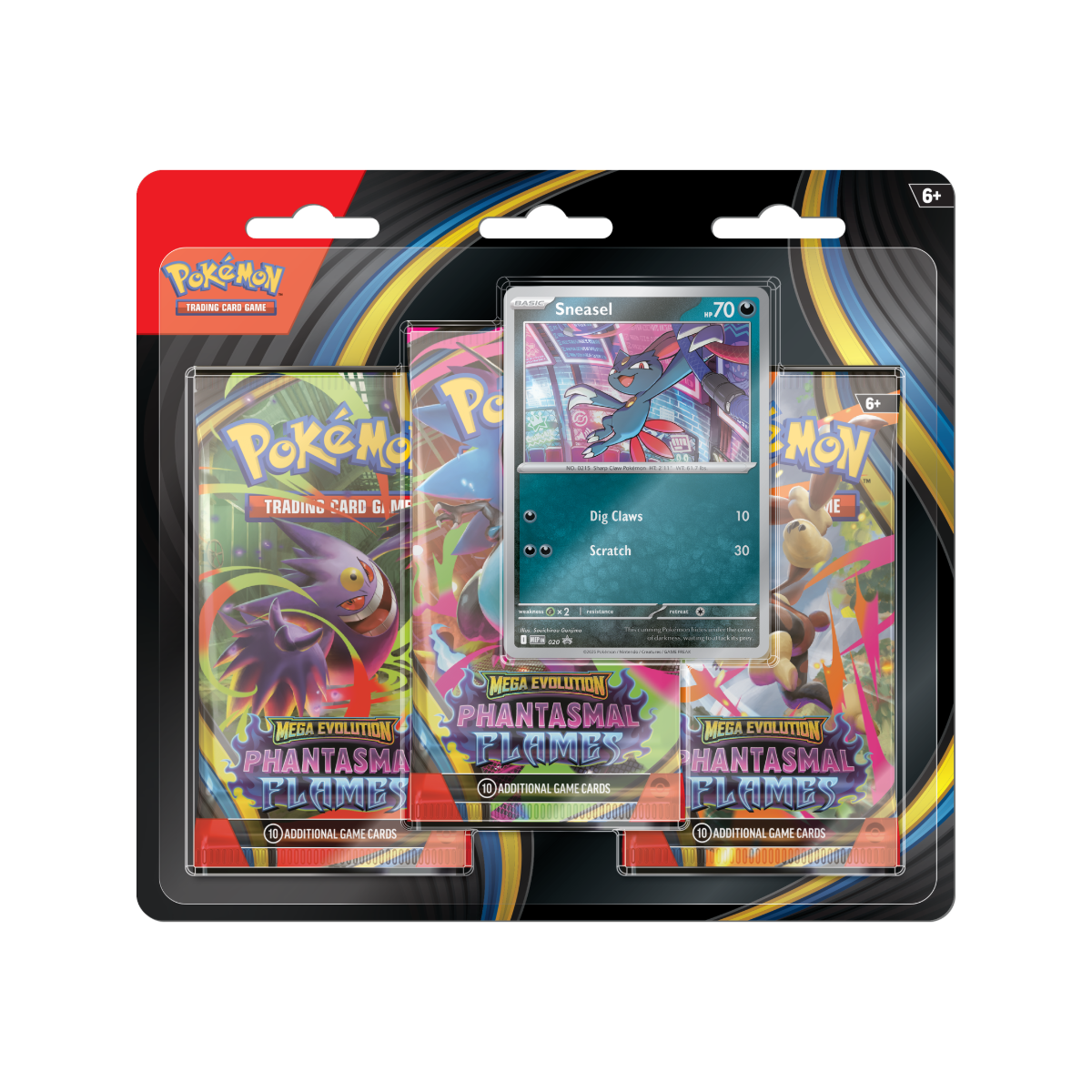 Pokémon – Mega Evolution: Phantasmal Flames - 3BB Booster Blister: Sneasel
